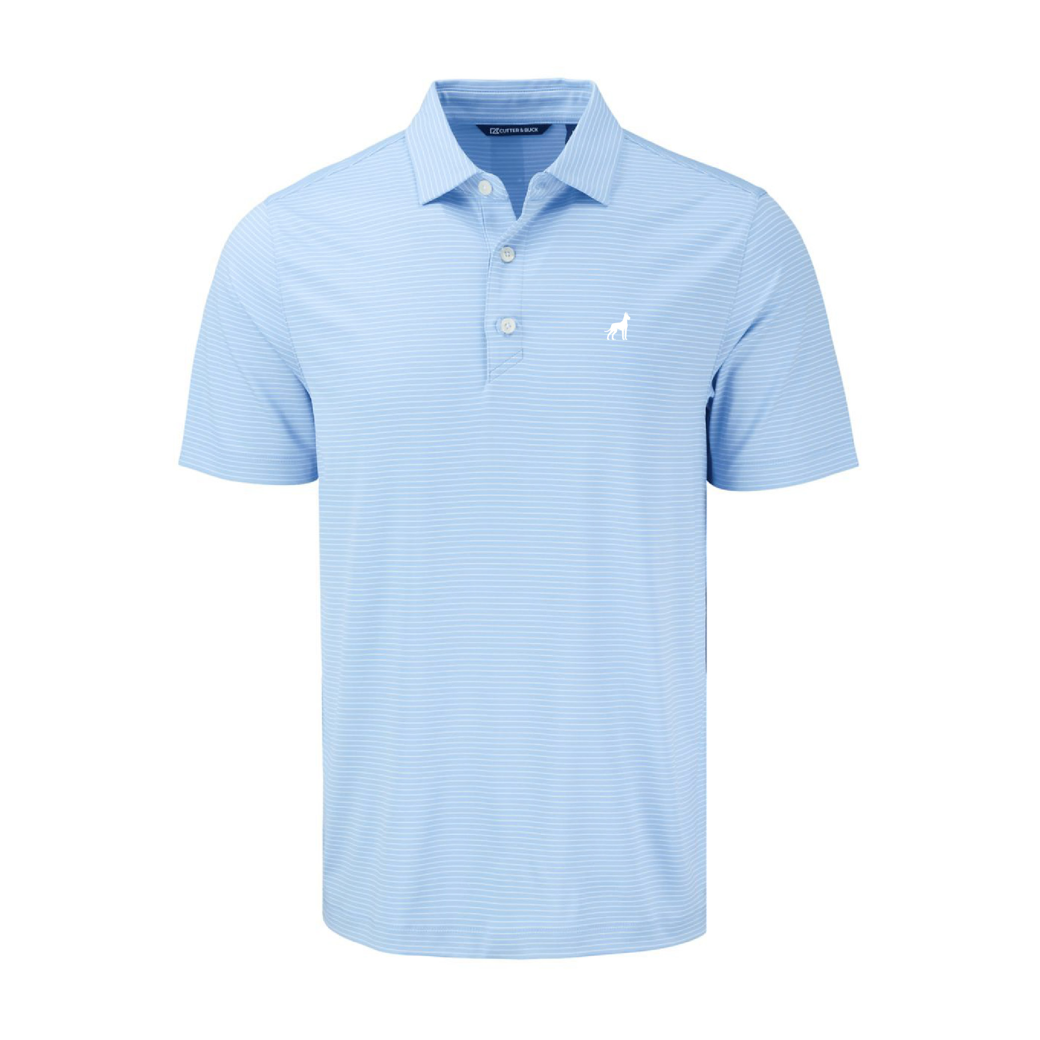 Cutter & Buck Forge Epic Pine Line Stripe Stretch Polo